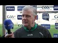 Kevin McStay and Pádraic Joyce&#39;s reactions to Mayo&#39;s league final win over Galway