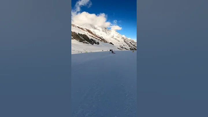 Thomas Legg training in Saas-Fee Autumn 2020