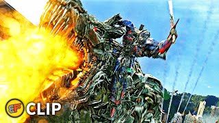 Dinobots Join The Fight Scene | Transformers Age of Extinction (2014) IMAX Movie Clip HD 4K