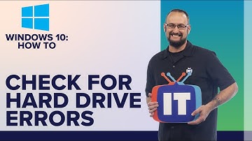 How to Check for Hard Drive Errors in Windows 10 | ITProTV