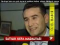 Satılık UEFA madalyası, Alper Tezcanın UEFA madalyası satılık