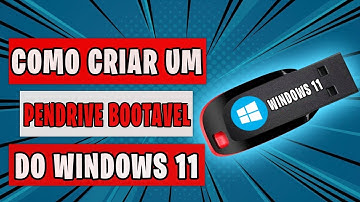 COMO CRIAR UM PENDRIVE BOOTÁVEL com WINDOWS 11 UTILIZANDO O RUFUS 3. 18