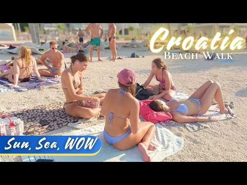 Beach Walk | Peacefully Walking Along Znjan Beach in Split &amp; Relaxing with Olivia
