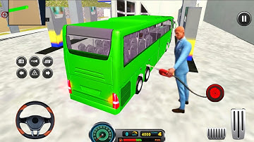 Real Uphill Bus Driver Games 2025 | Public Transport Bus Driving Video Game | Android Gameplay