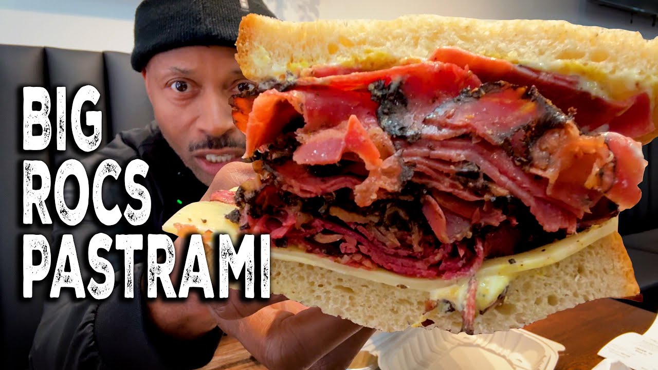 Big Rocs Deli Newark The Ultimate Pastrami Sandwich YouTube