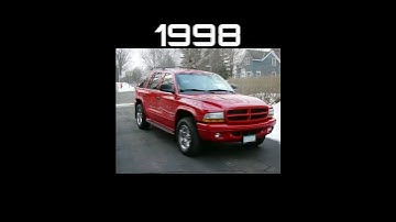 Evolution Of Dodge Durango (1998-2023) #evolution #dodge #durango #2023 #evolutionofcars