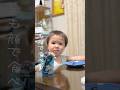 今日も顔で食べるよ〜🍇#２歳