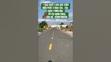 💥Duy nhất 1 nền KDC TUẤN ĐIỀN PHÁT 2 Vĩnh Tân | 990Triệu Hỗ trợ ngân hàng     #vsip2