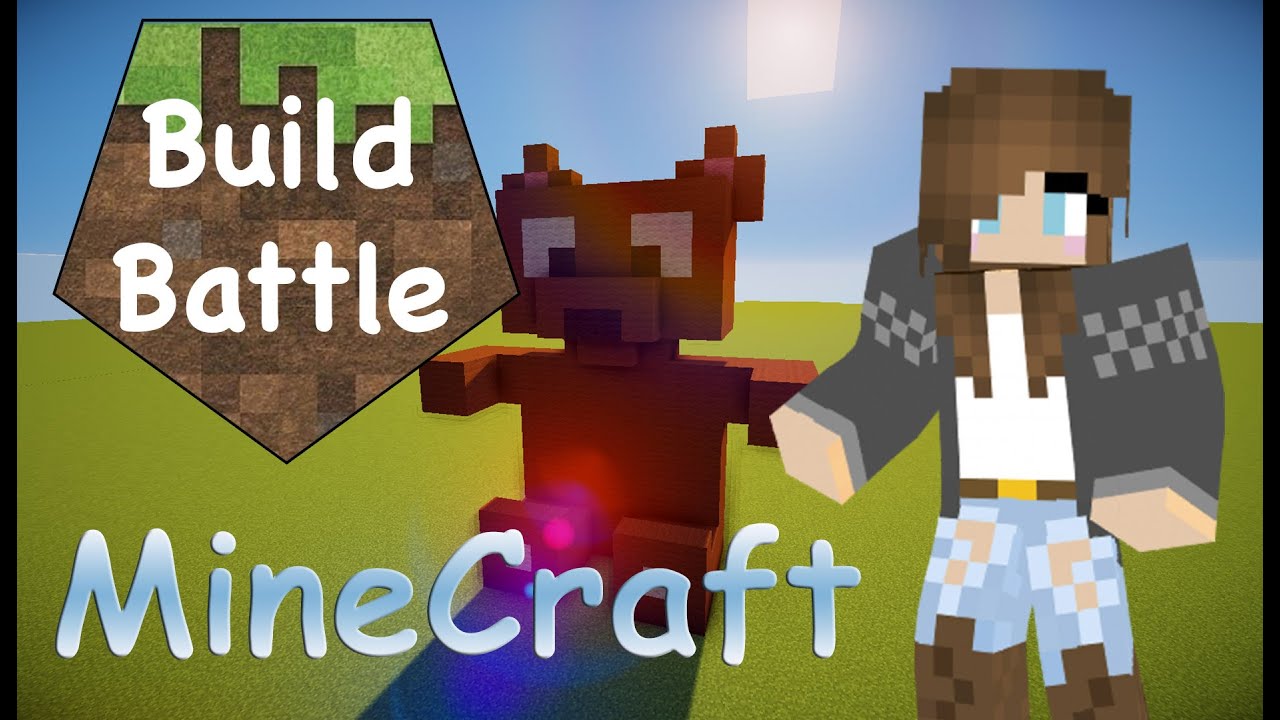 Teddy Bear | Build Battle Mini Game | Minecraft - YouTube