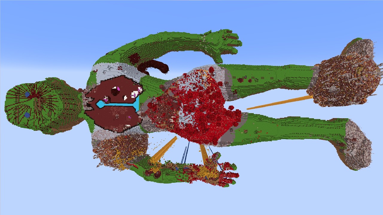 I Trapped 4 Infection Mods On a Human Body