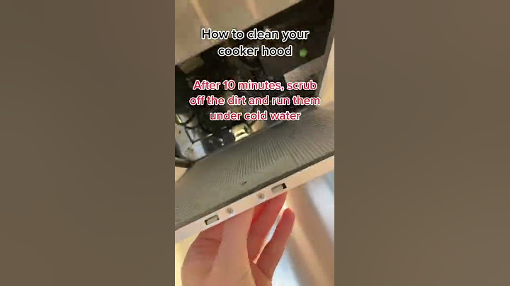 How to clean your cooker hood #Shorts