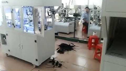 Full Automatic cable stripping cutting winding tying machine WPM 81MH