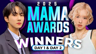 Download Lagu MAMA Awards 2025 Winners (Day 1 \u0026 Day 2) MP3