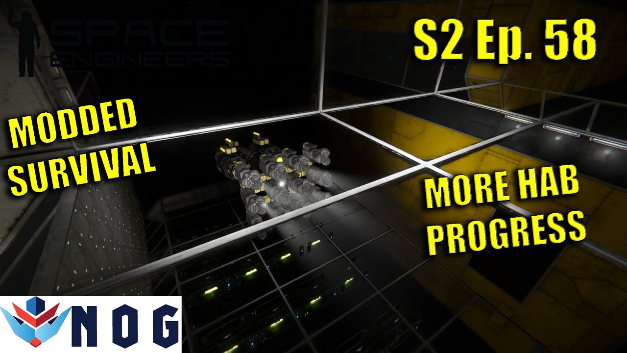 Lets Play Space Engineers Modded Survival S2 Ep58 Building our Medical ...