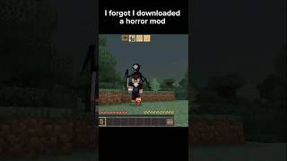 I Got Chased By A Monster🙄#minecraft #shorts