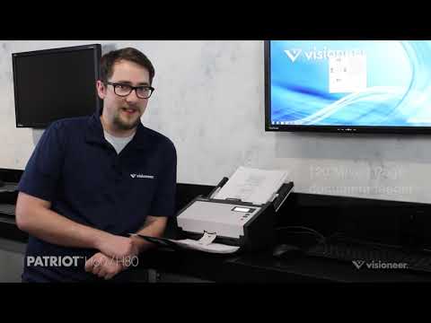 Visioneer Patriot H60 and H80 Scanners Offers Fast Versatile Scanning for any Business Environment