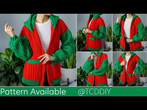 How to Crochet: Bomber Hoodie | Pattern & Tutorial DIY