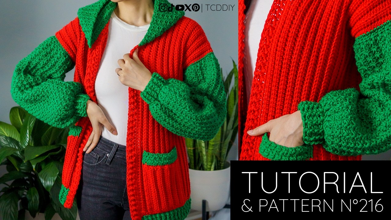 How to Crochet: Bomber Hoodie | Pattern & Tutorial DIY