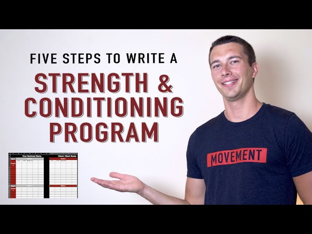 How to Write a Strength and Conditioning Program