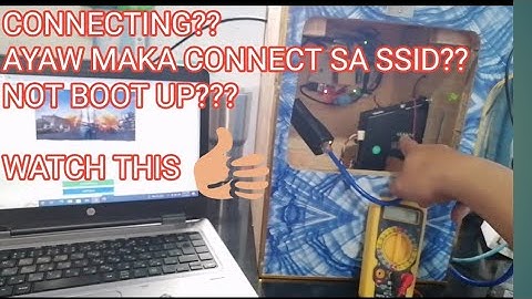 PISOWIFI NOT BOOT UP PROBLEM/AYAW MAKA CONNECT SA KANYANG SSID