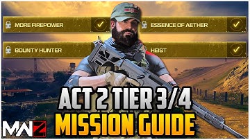 Act 2 Tier 3 & 4 Mission Guide For Modern Warfare Zombies (MWZ Tips & Tricks)