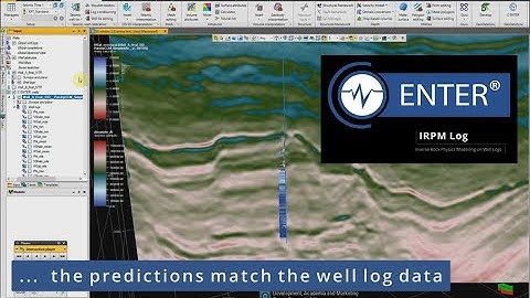 Run inverse rock physics modelling on well log data in C ENTER