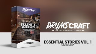 Superior Drummer 3 Preset Pack | #DRUMSCRAFT Essential Stories Vol. 1 | Stories SDX