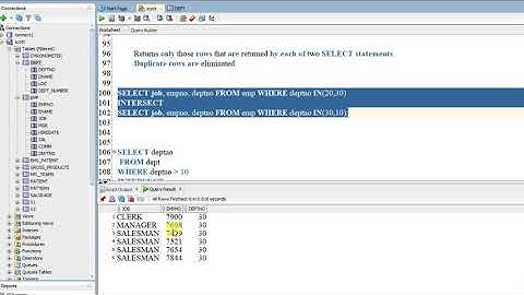 Oracle UNION, UNION ALL, INTERSECT, etc.. !