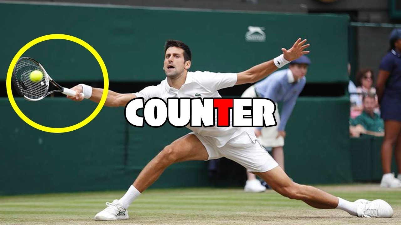 テニス ジョコビッチの衝撃すぎるカウンターショット スーパープレイ 神業 Novak Djokovic Best Counter Shots Ever Youtube