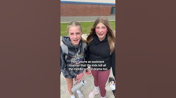 Middle school drama is so fun to listen to