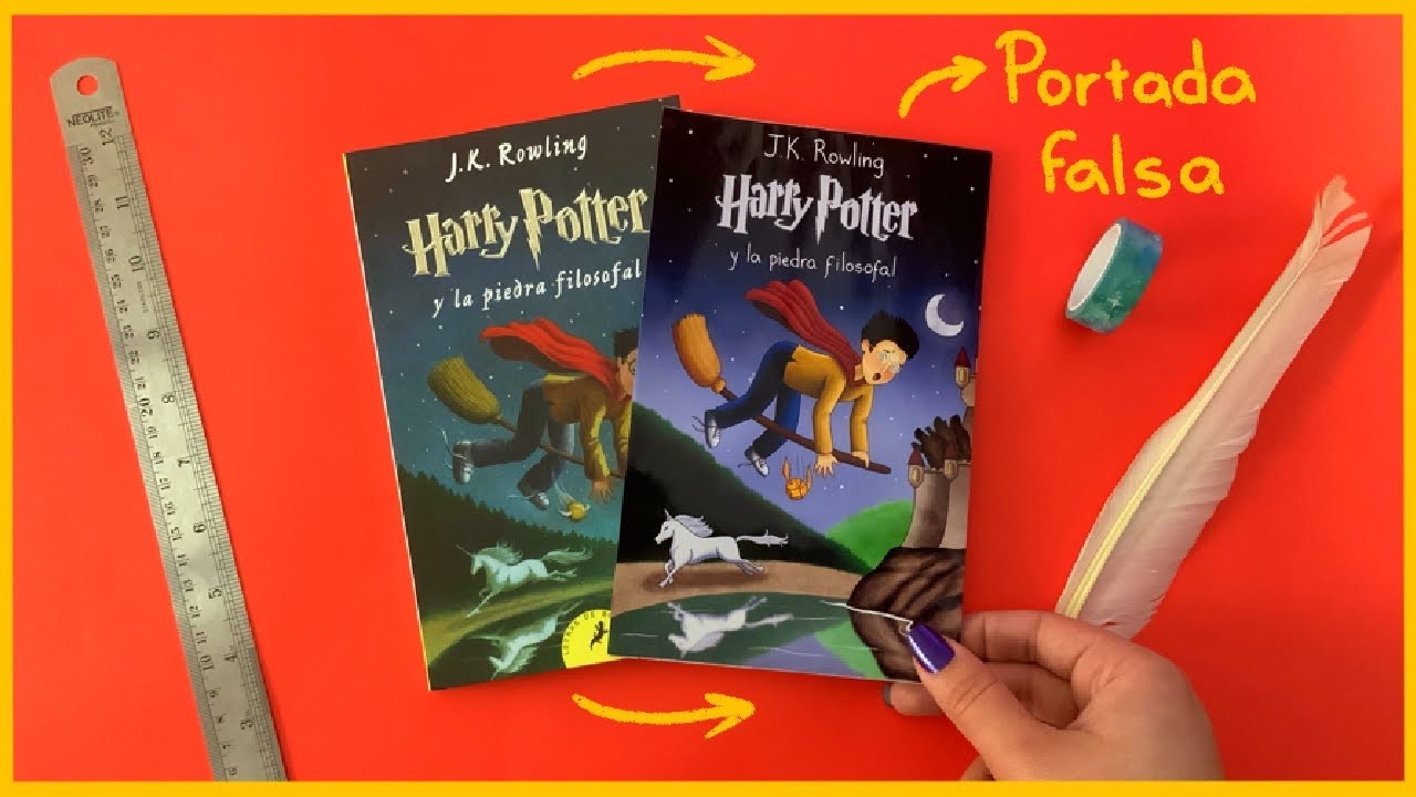 Cómo hacer una portada de libro falsa? + Speedpaint Harry Potter |  #clubdeartelat | Laura Cosas - thptnganamst.edu.vn