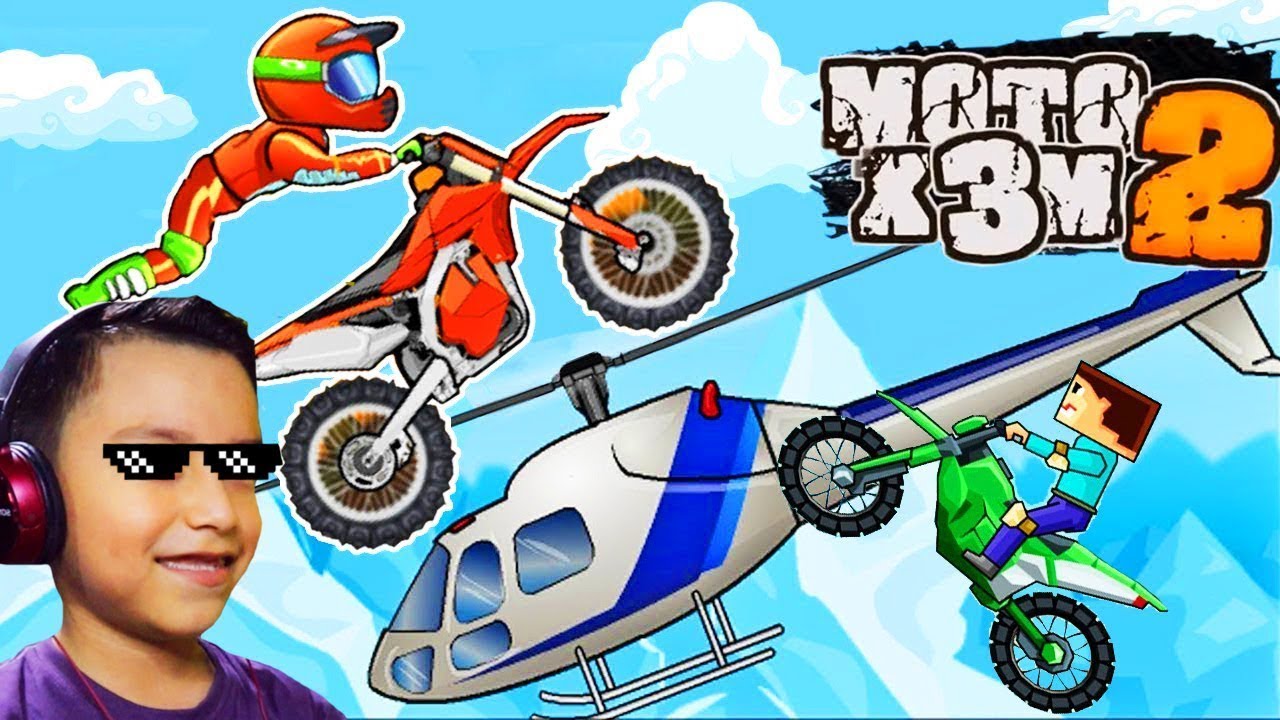 Jugando Juegos de Motos - Videos para Niños - Moto Bike Racing