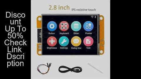 ESP32 Arduino LVGL WIFI&Bluetooth Development Board 2.8 "240*320 Smart Display Screen 2.8inch LCD TF