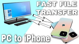 Easy & Fast File transfer from iPhone to Windows PC - New Method Fast Wifi file transfer screenshot 5