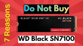Stop Dont Buy The Wd Black Sn7100 Nvme Ssd Review Before Watching This