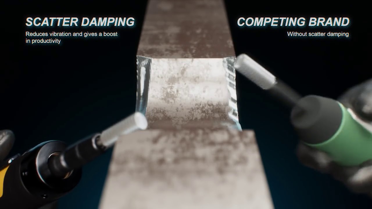 Reduce vibration injuries with the Atlas Copco die grinder series