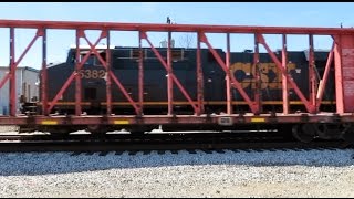 An Epic Train Meet Between CSX Q416 And L031, And Many More!