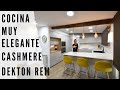 Cocina Moderna con Peninsula CASHMERE CJR