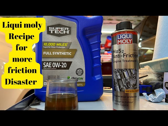 Liqui Moly mixed with Super tech motor oil and results bad, Liqui Moly  great for destroying engines 