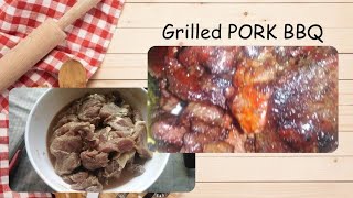 COOKING YUMMY PORK BBQ??satisfying lutongbahay cooking