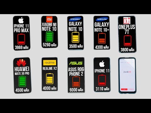 КТО ДОЛЬШЕ ПРОДЕРЖИТСЯ? iPhone 11 Pro Max, Xiaomi Mi Note 10, Samsung Note 10+, OnePlus 7T, Mate 30