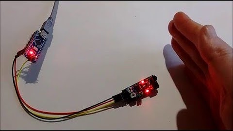 Arduino Nano: Infrared Obstacle Avoidance Sensor with Visuino