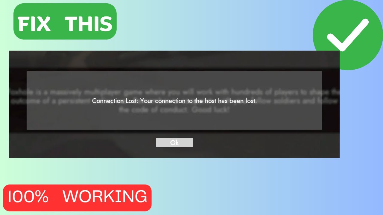How to Fix “Connection lost” in Foxhole - YouTube