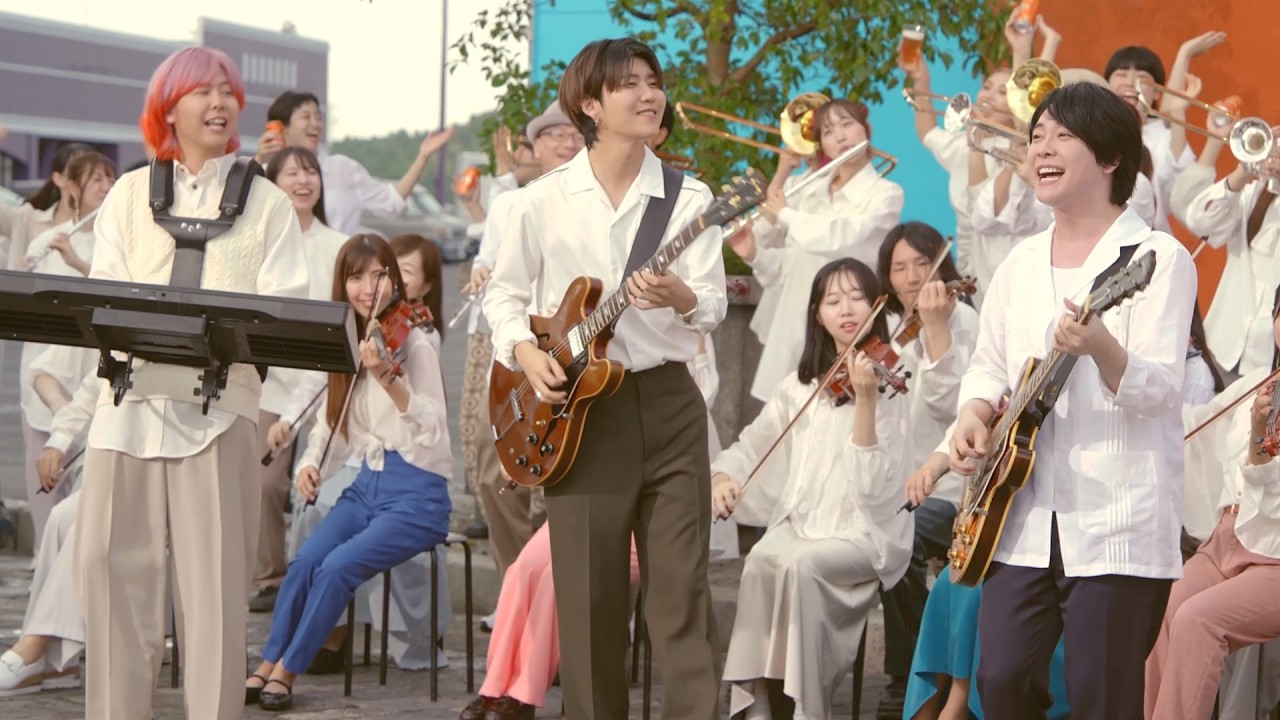 Mrs. GREEN APPLE、CM新曲「GOOD DAY」披露！キリングッドエール CM＋メイキング