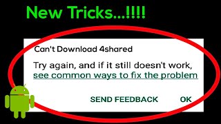 Fix Can't Download 4shared App Error On Google Play Store Problem Solved screenshot 3