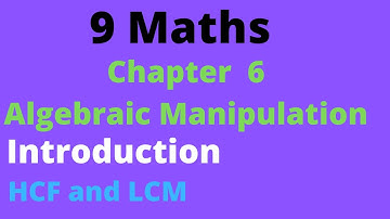 Introduction chapter 6 class 9th Maths | 9 Maths | Algebraic Manipulation