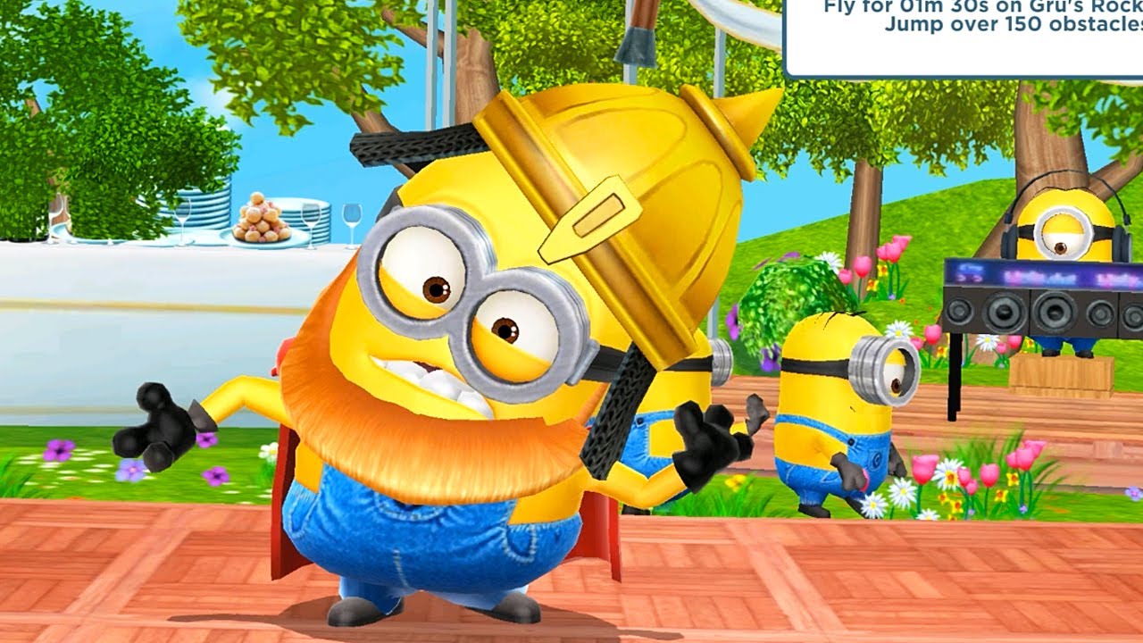 Minion rush lvl 883 walkthrough - Fly with Gru's rocket and Jump over ...