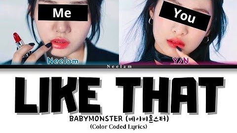 BABYMONSTER - LIKE THAT [SING WITH ME | KARAOKE] VER. 2