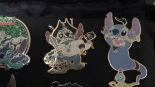CRAZY DISNEY MOM pin collection 2017 we love pin trading at Disneyland
My whole pin collection in my pin bag, i love stitch and chip and dale CRAZY DISNEY MOM pin collection 2017 we love pin trading at Disneyland