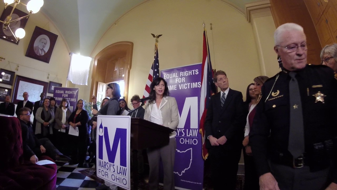 Marsy's Law for Ohio Campaign Kickoff, 1 of 3 YouTube